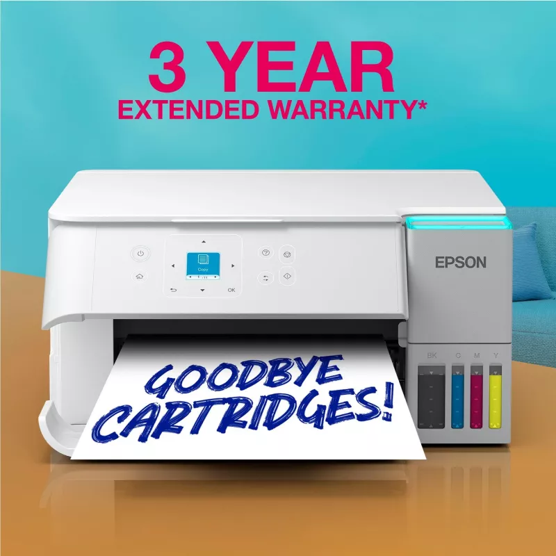 Daugiafunkcis rašalinis spausdintuvas Epson EcoTank L4366 – A4, 4800 x 1200 DPI, 33 ppm, Wi‑Fi, Ethernet, dvipusis spausdinimas