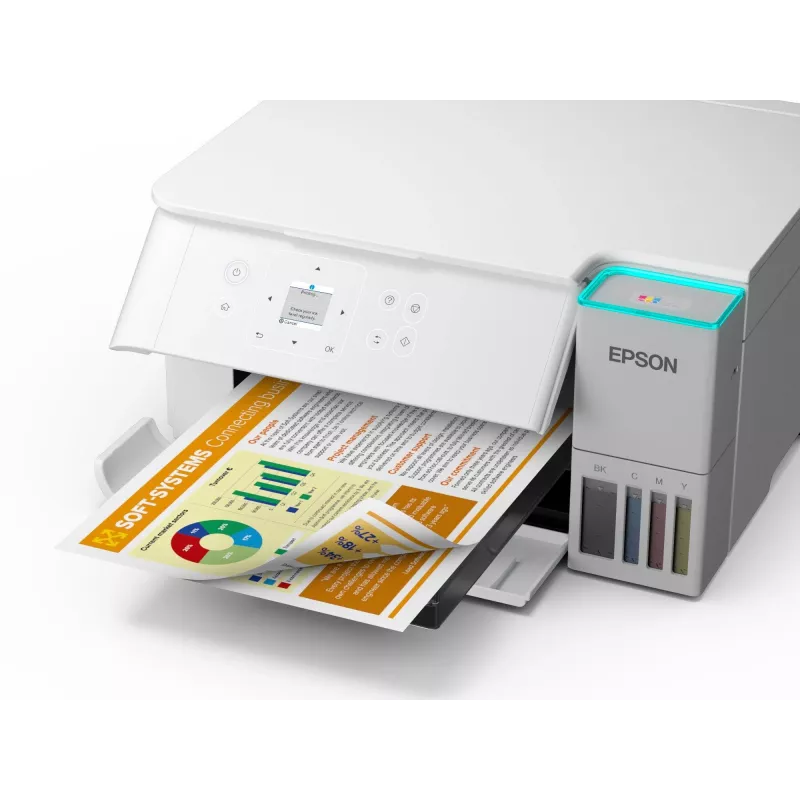 Daugiafunkcis rašalinis spausdintuvas Epson EcoTank L4366 – A4, 4800 x 1200 DPI, 33 ppm, Wi‑Fi, Ethernet, dvipusis spausdinimas