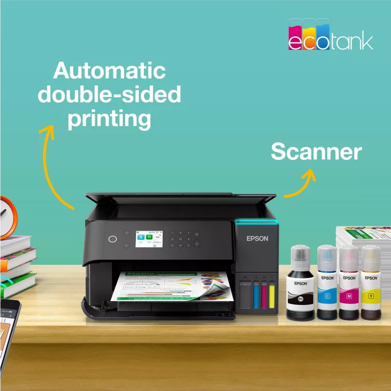 Daugiafunkcis rašalinis spausdintuvas Epson EcoTank L6360 – Spalvotas, A4, 4800x1200 DPI, 35 ppm, Wi‑Fi, Duplex