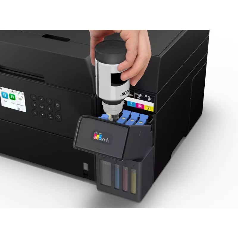 Daugiafunkcis rašalinis spausdintuvas Epson EcoTank L6370 — spalvotas, A4, 4800x1200 DPI, Wi‑Fi, Ethernet