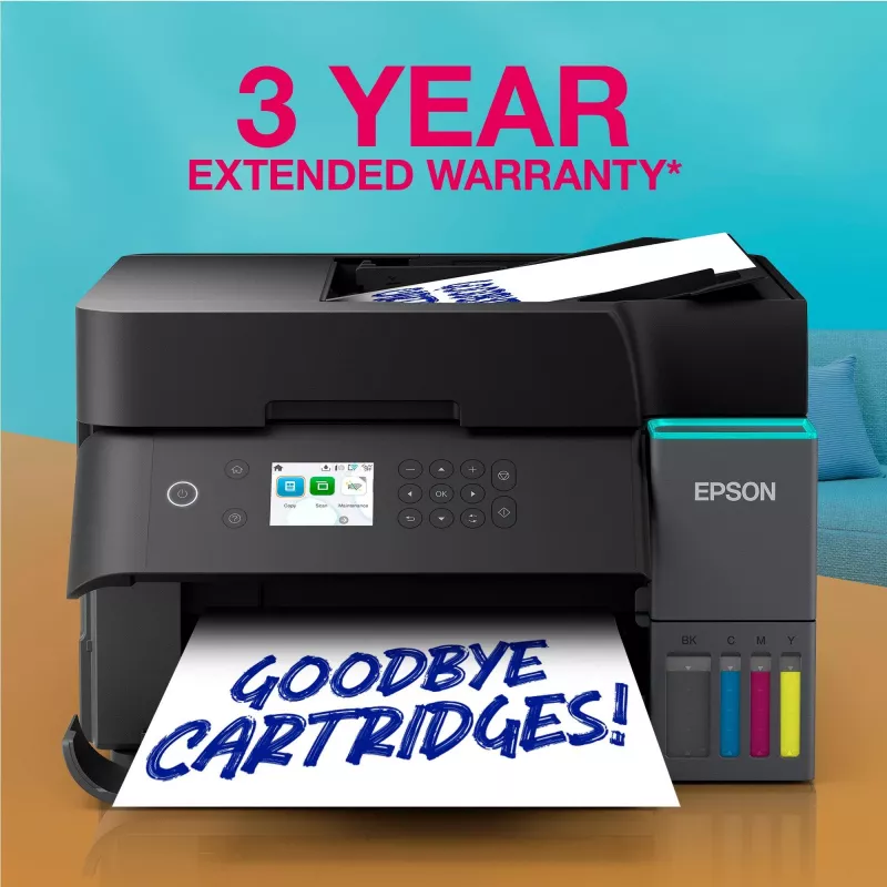 Daugiafunkcis rašalinis spausdintuvas Epson EcoTank L6370 — spalvotas, A4, 4800x1200 DPI, Wi‑Fi, Ethernet