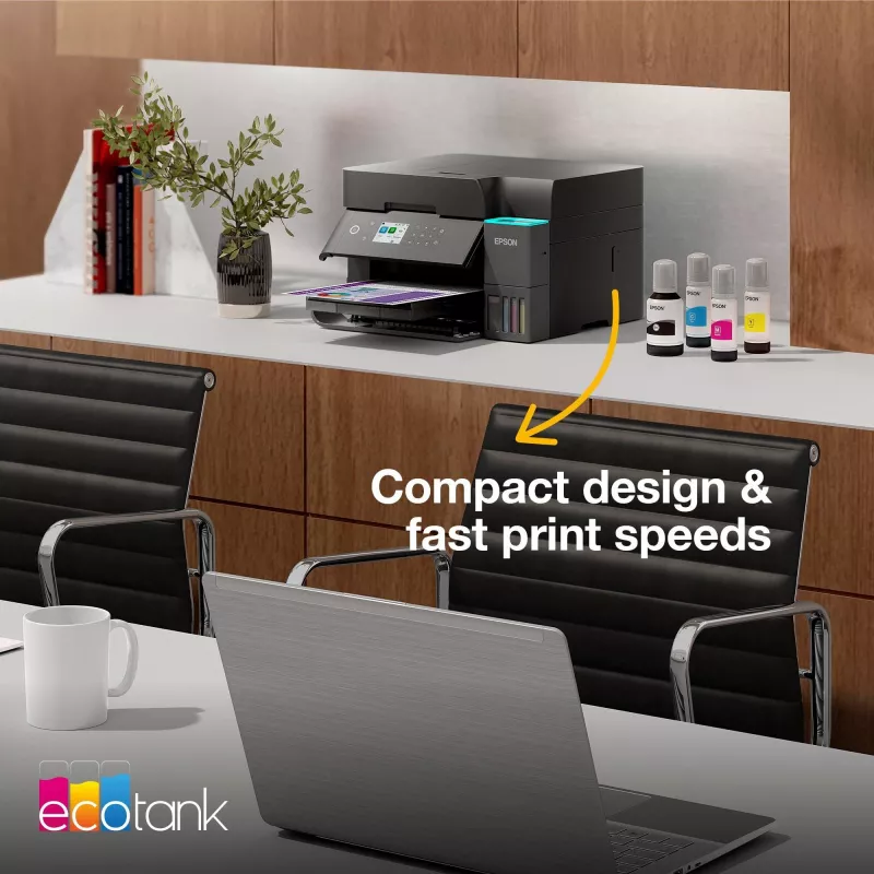 Daugiafunkcis rašalinis spausdintuvas Epson EcoTank L6370 — spalvotas, A4, 4800x1200 DPI, Wi‑Fi, Ethernet