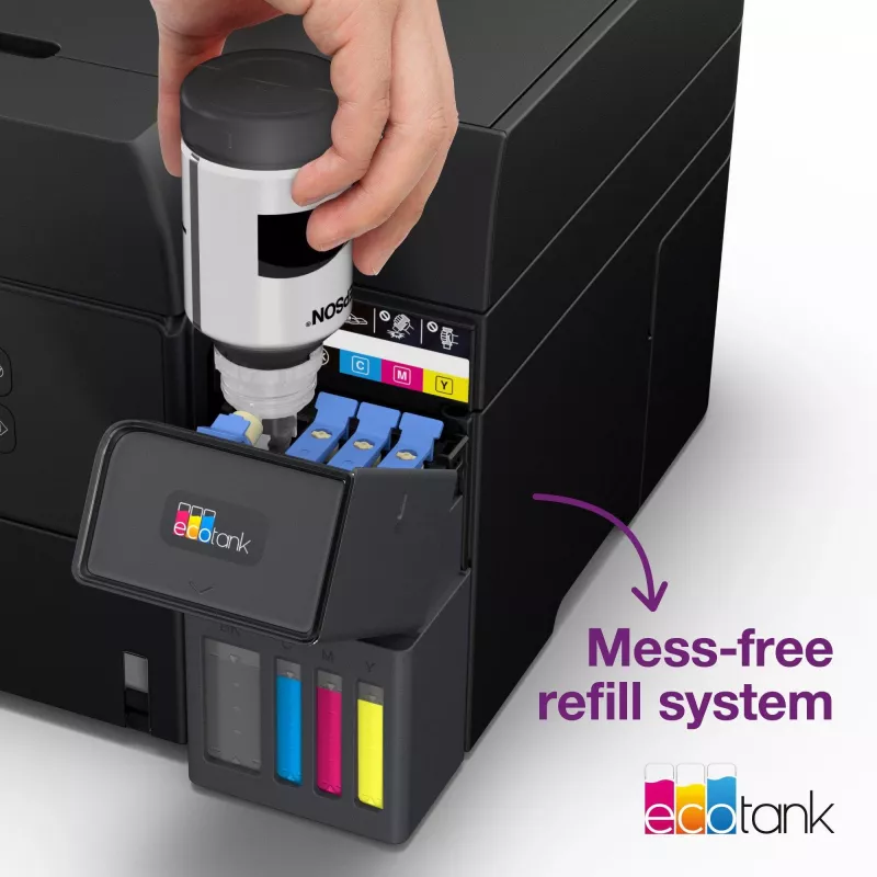 Daugiafunkcis rašalinis spausdintuvas Epson EcoTank L6370 — spalvotas, A4, 4800x1200 DPI, Wi‑Fi, Ethernet
