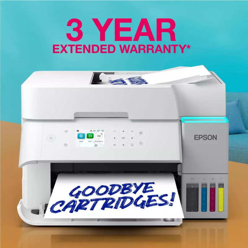 Daugiafunkcis rašalinis spausdintuvas Epson EcoTank L6376 – spalvotas, A4, 4800 x 1200 DPI, 35 ppm, Wi‑Fi, Ethernet, dvipusis