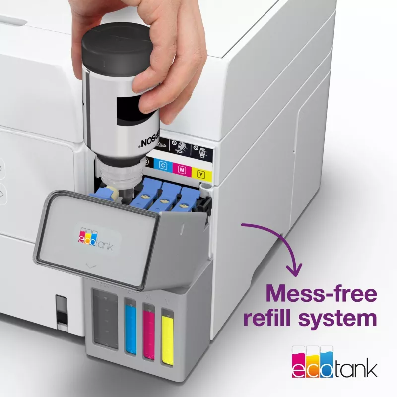 Daugiafunkcis rašalinis spausdintuvas Epson EcoTank L6376 – spalvotas, A4, 4800 x 1200 DPI, 35 ppm, Wi‑Fi, Ethernet, dvipusis