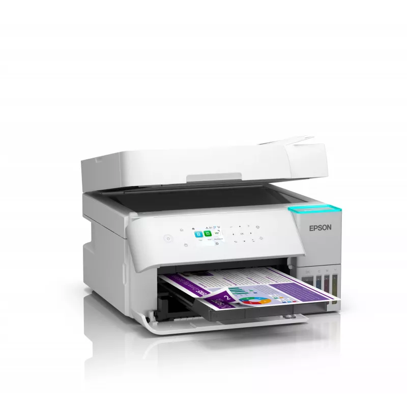 Daugiafunkcis rašalinis spausdintuvas Epson EcoTank L6376 – spalvotas, A4, 4800 x 1200 DPI, 35 ppm, Wi‑Fi, Ethernet, dvipusis
