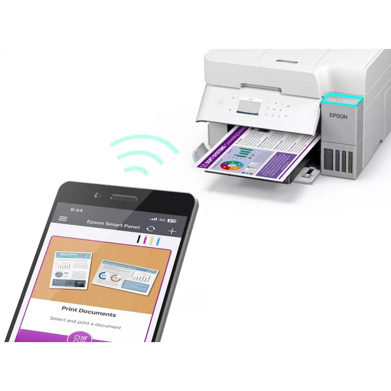Daugiafunkcis rašalinis spausdintuvas Epson EcoTank L6376 – spalvotas, A4, 4800 x 1200 DPI, 35 ppm, Wi‑Fi, Ethernet, dvipusis