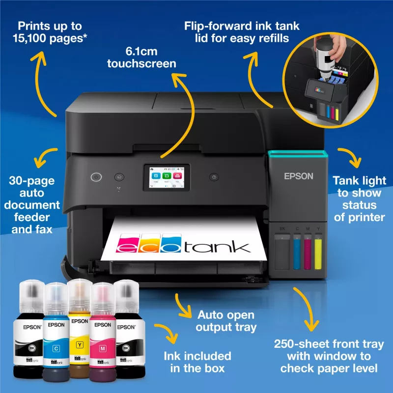 Epson EcoTank L6390 rašalinis spausdintuvas A4 4800 x 1200 DPI su Wi-Fi