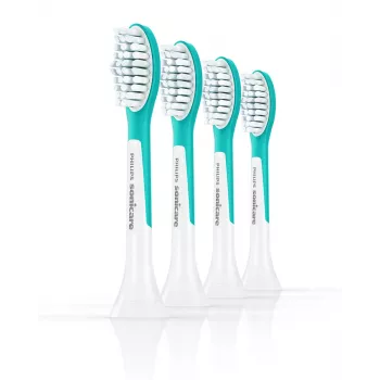 Šepetėlių galvutės Philips Sonicare For Kids HX6044/90, 4 vnt., mėlyna/balta, 3 mėn. keitimas