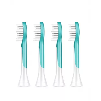 Šepetėlių galvutės Philips Sonicare For Kids HX6044/90, 4 vnt., mėlyna/balta, 3 mėn. keitimas