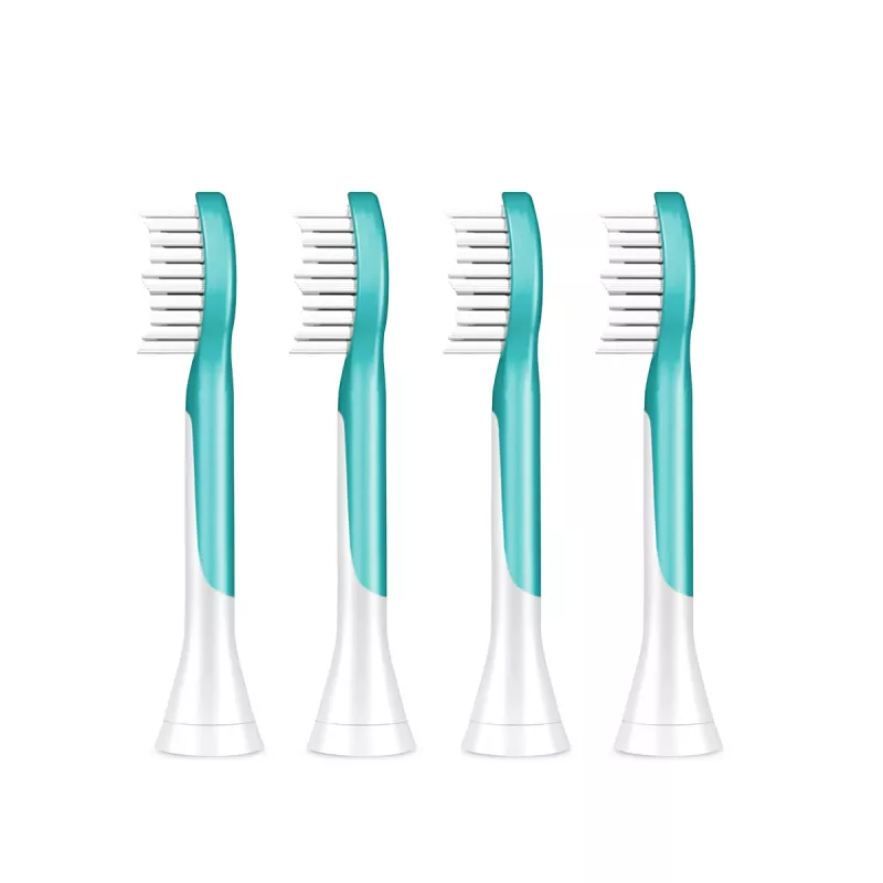 Šepetėlių galvutės Philips Sonicare For Kids HX6044/90, 4 vnt., mėlyna/balta, 3 mėn. keitimas