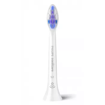Philips Sonicare HX6052/87 Dantų šepetėlio galvutė jautriems dantims, 2 vnt., itin minkšti šereliai, balta