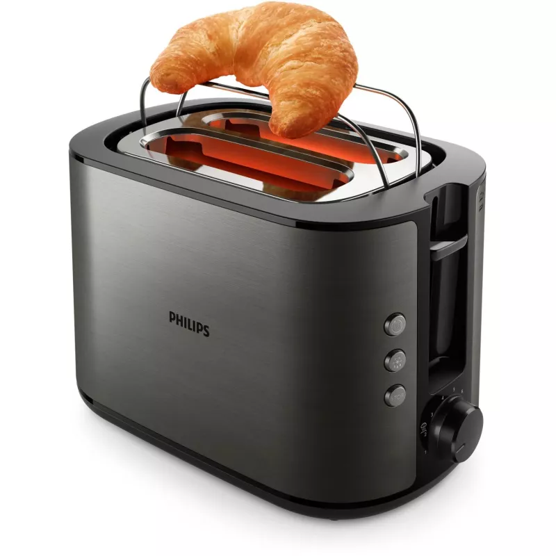 Philips Viva Collection HD2651/80 skrudintuvas 2 griežinėliai 1050 W titano spalva