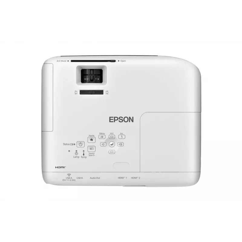 Projektorius Epson EB-FH08 3600 ANSI liumenų 3LCD 1080p, 16:9, lempa, 2,7 kg, HDMIx2