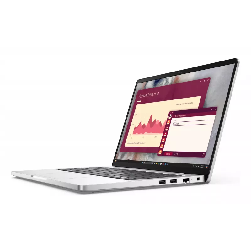 Nešiojamas kompiuteris DELL Pro 14 PC14250 Intel Core Ultra 7 255U 35,6 cm (14 inch) Full HD+ 32 GB DDR5-SDRAM 512 GB SSD Wi-Fi 6E Windows 11 Pro Platinum