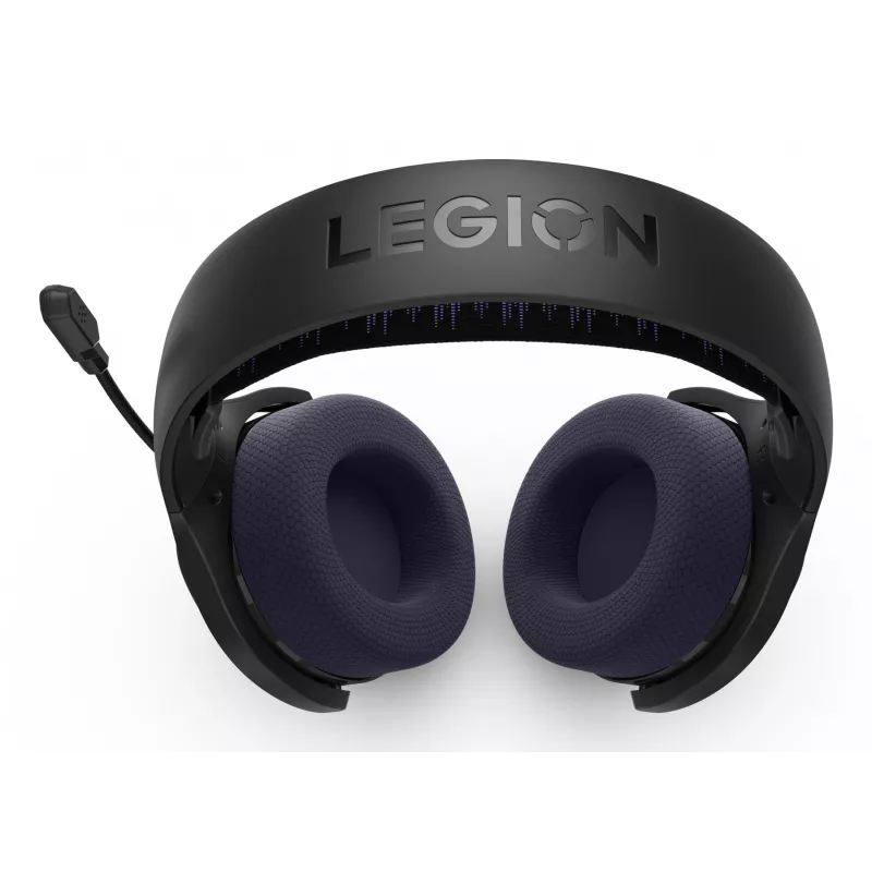 Lenovo Legion H410 belaidės ausinės žaidimams USB Type-C Bluetooth juodos, violetinės