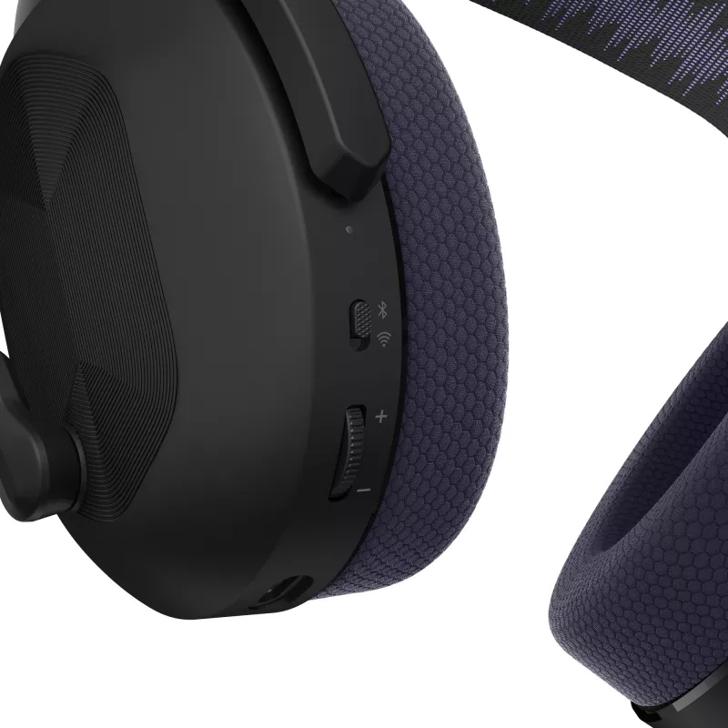 Lenovo Legion H410 belaidės ausinės žaidimams USB Type-C Bluetooth juodos, violetinės