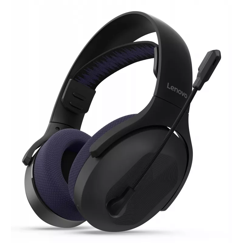 Lenovo Legion H410 belaidės ausinės žaidimams USB Type-C Bluetooth juodos, violetinės