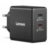 Mobiliojo įrenginio įkroviklis Lenovo G0A6065BEU — universalus vidinis AC įkroviklis, 2× USB-C, 100–240 V, 1,5 m laidas, juodas