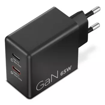 Mobiliojo įrenginio įkroviklis Lenovo G0A6065BEU — universalus vidinis AC įkroviklis, 2× USB-C, 100–240 V, 1,5 m laidas, juodas