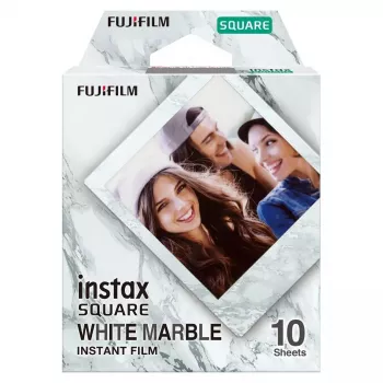 Momentinė nuotraukų juosta Fujifilm SQUARE White Marble 10 vnt