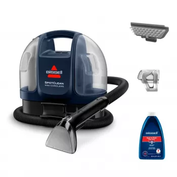 Bissell SpotClean Mini Cordless nešiojamas kilimų valiklis, rankinis, juodas, mėlynas