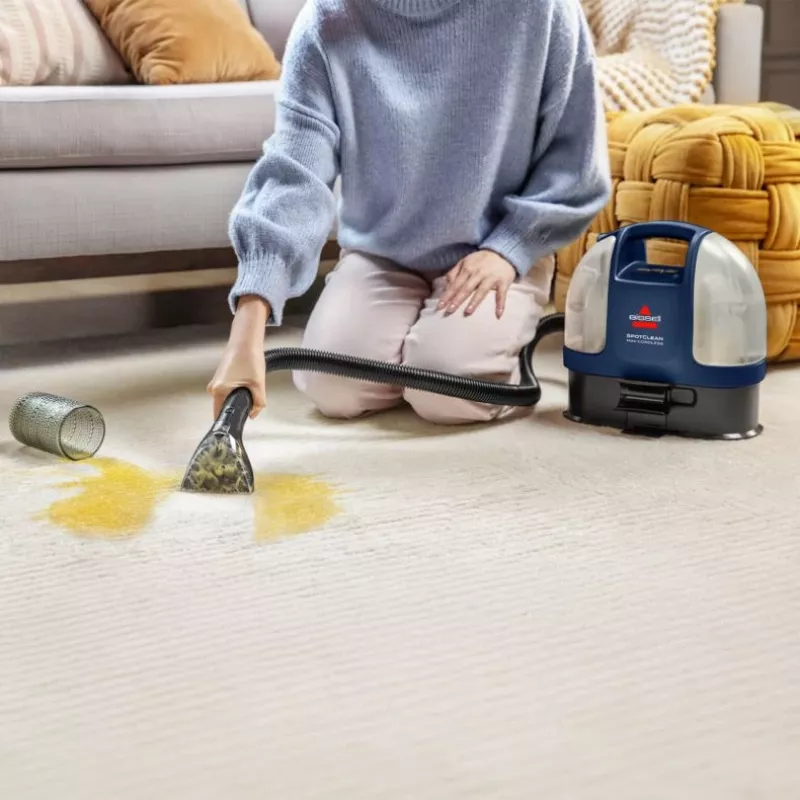 Bissell SpotClean Mini Cordless nešiojamas kilimų valiklis, rankinis, juodas, mėlynas