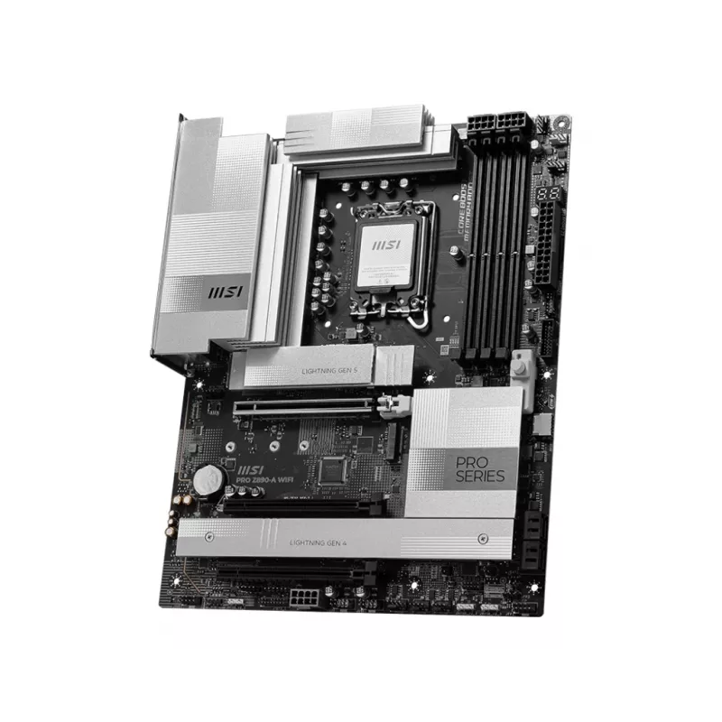 Motininė plokštė MSI PRO Z890-A WIFI Intel Z890 LGA 1851 ATX DDR5, 4 DIMM, 256 GB, Wi‑Fi 7, 5 Gb Ethernet