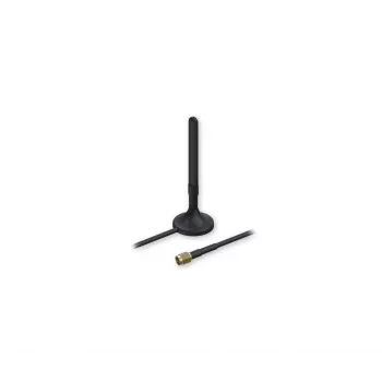 Kryptinė antena TELTONIKA 5G Mobile Magnetic SMA Antenna 3.6 dBi, 0.617-0.96 / 1.4-2.69 / 3.3-5.9 GHz, SMA vyriška
