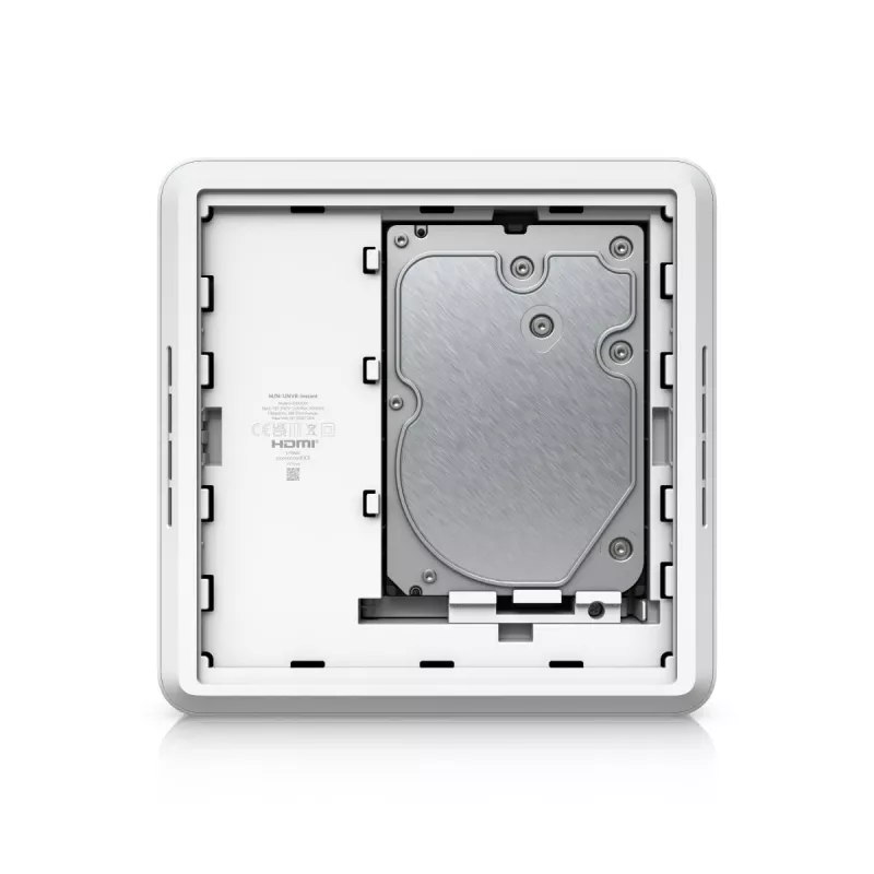 Tinklinis vaizdo registratorius UBIQUITI UNVR-Instant, 4K, 1,7 GHz, 6 PoE prievadų, 7 RJ-45, 1×3,5 colio HDD, HDMI
