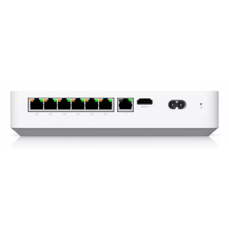 Tinklinis vaizdo registratorius UBIQUITI UNVR-Instant, 4K, 1,7 GHz, 6 PoE prievadų, 7 RJ-45, 1×3,5 colio HDD, HDMI