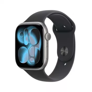 Išmanusis laikrodis Apple Watch Series 11 GPS 46mm Space Grey Aluminium Black Sport Band M/L