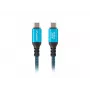 Lanberg CA-CMCM-44CU-0005-BK USB-C–USB-C USB4 kabelis, 0,5 m, 240 W, 8K 60 Hz