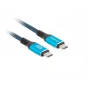 Lanberg CA-CMCM-44CU-0005-BK USB-C–USB-C USB4 kabelis, 0,5 m, 240 W, 8K 60 Hz