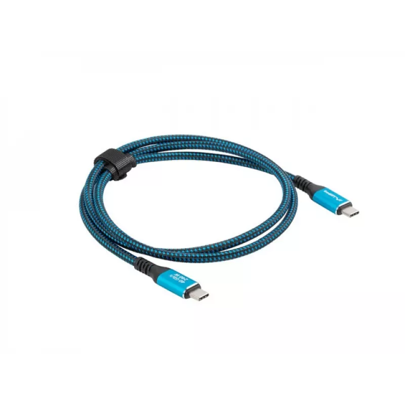 Lanberg CA-CMCM-44CU-0005-BK USB-C–USB-C USB4 kabelis, 0,5 m, 240 W, 8K 60 Hz