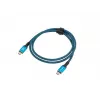 Lanberg CA-CMCM-44CU-0005-BK USB-C–USB-C USB4 kabelis, 0,5 m, 240 W, 8K 60 Hz