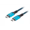 Lanberg CA-CMCM-44CU-0005-BK USB-C–USB-C USB4 kabelis, 0,5 m, 240 W, 8K 60 Hz