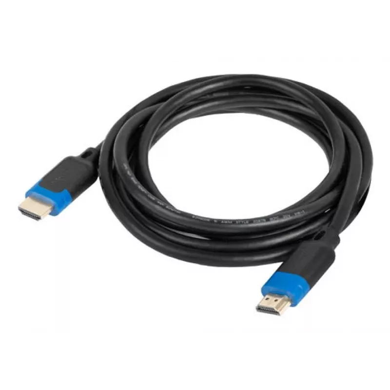 HDMI kabelis LANBERG CA-HDMI-30CC-0030-BK 3 m HDMI Type A Kištukas–Kištukas 48 Gbit/s HDMI 2.1