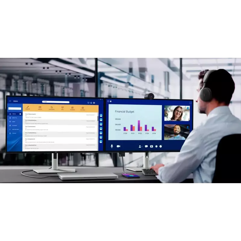 DELL Pro Plus P2725DE monitorius 27 colių 2560 x 1440 Quad HD juodas sidabrinis