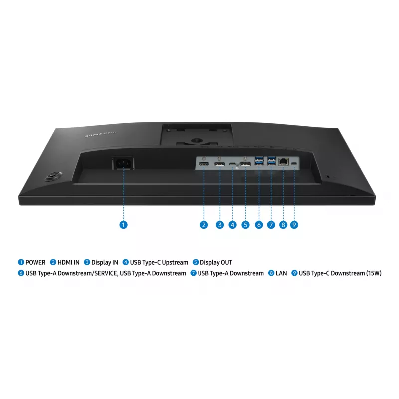 Samsung S24F434UAU 24 colių Full HD IPS monitorius, juodas