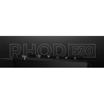 Pilno dydžio laidinė žaidimų klaviatūra Genesis Rhod 530, USB, QWERTY US, membraninė, RGB apšvietimas, 114 klavišų, 1,8 m laidas, juoda