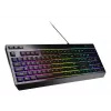 Pilno dydžio laidinė žaidimų klaviatūra Genesis Rhod 530, USB, QWERTY US, membraninė, RGB apšvietimas, 114 klavišų, 1,8 m laidas, juoda