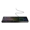 Pilno dydžio laidinė žaidimų klaviatūra Genesis Rhod 530, USB, QWERTY US, membraninė, RGB apšvietimas, 114 klavišų, 1,8 m laidas, juoda
