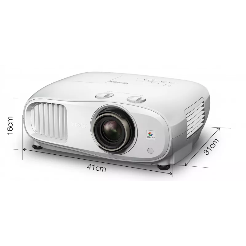 Epson EH-TW7100 standartinio fokusavimo projektorius 3000 ANSI liumenų 3LCD UHD 4K (3840x2160) 3D Baltas