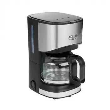 Lašelinio kavos virimo aparatas Adler AD 4407, 550 W, 0,7 L ąsotis, sidabrinis/juodas, pusiau automatinis