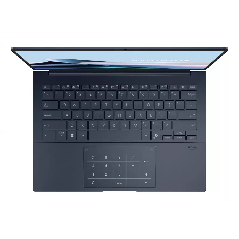 Nešiojamas kompiuteris ASUS Zenbook 14 OLED UX3405CA-PZ217W, Intel Core Ultra 7 255H, 35,6 cm (14 inch) jutiklinis WUXGA OLED, 32 GB LPDDR5x, 1 TB SSD, Wi-Fi 7, Windows 11 Home, mėlynas