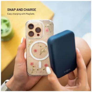 Apsauginis dėklas FIXED MagBloom, skirtas Apple iPhone 17 Pro — TPU, Blush Plum