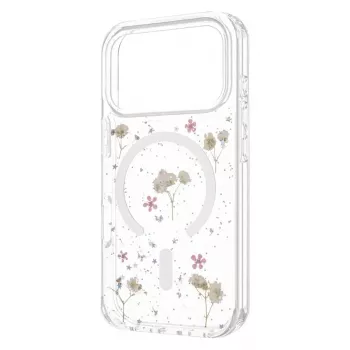 Apsauginis dėklas FIXED MagBloom, skirtas Apple iPhone 17 Pro — TPU, Blush Plum