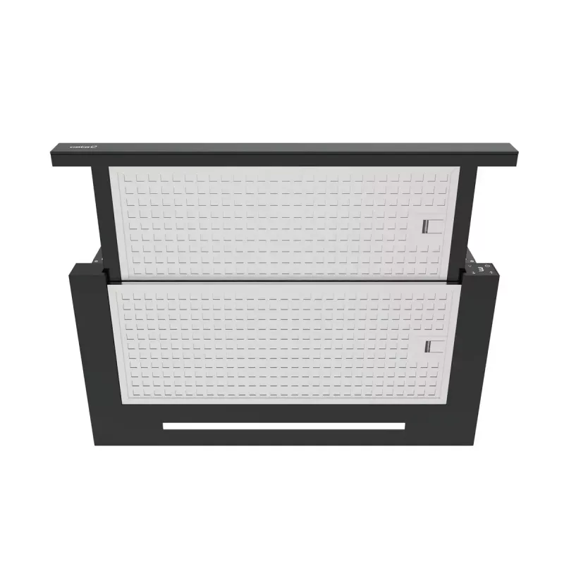 CATA TFH 6430 GBK pusiau įmontuojamas ištraukiamas gartraukis, 391,5 m³/h, juodas