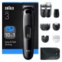 Braun AIO3560 daugiafunkcis kirpimo ir barzdos apipjaustymo rinkinys, juodas, 14 nustatymų, NiMH